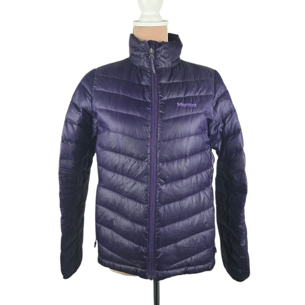 Marmot Venus 800 Fill Down Puffer Jacket Purple Small